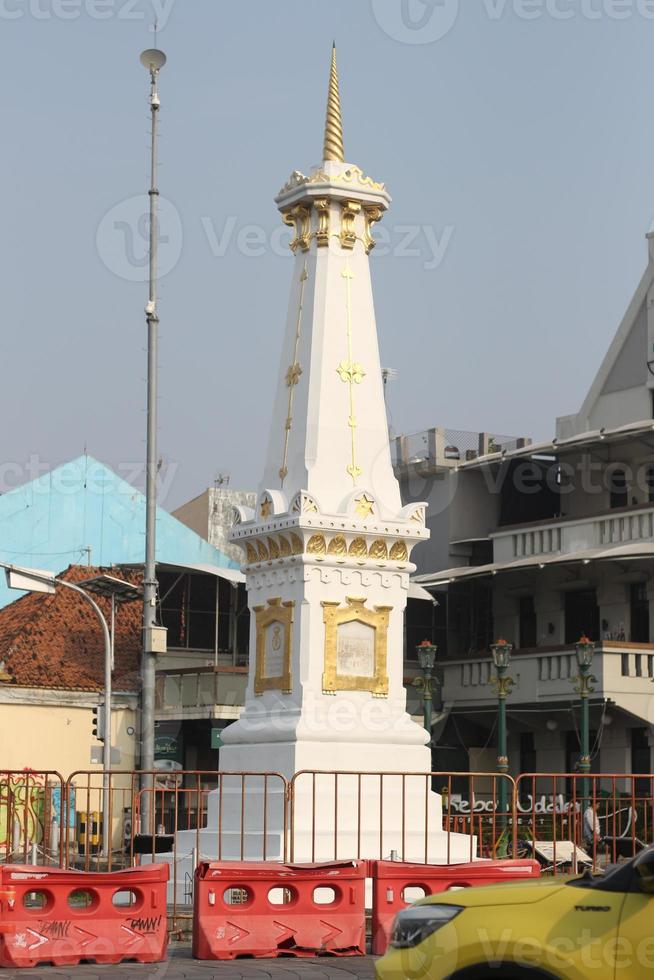 tugu jogja nel il mattina foto