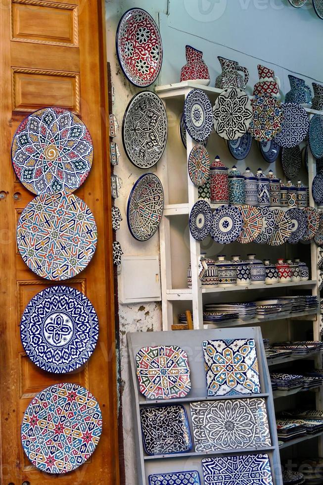 ceramica a il mercato - Marocco 2022 foto
