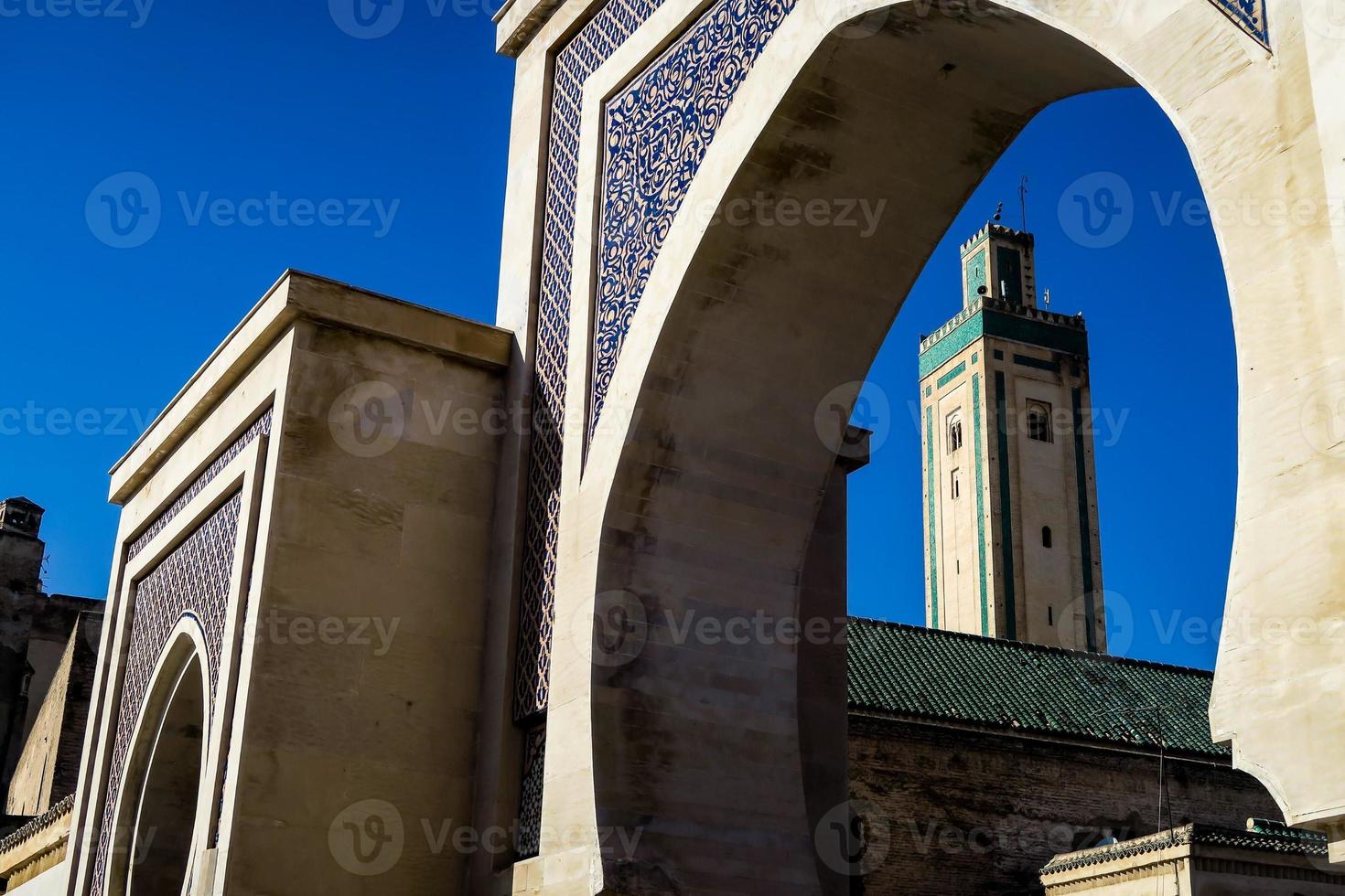 moschea architettura nel Marocco foto