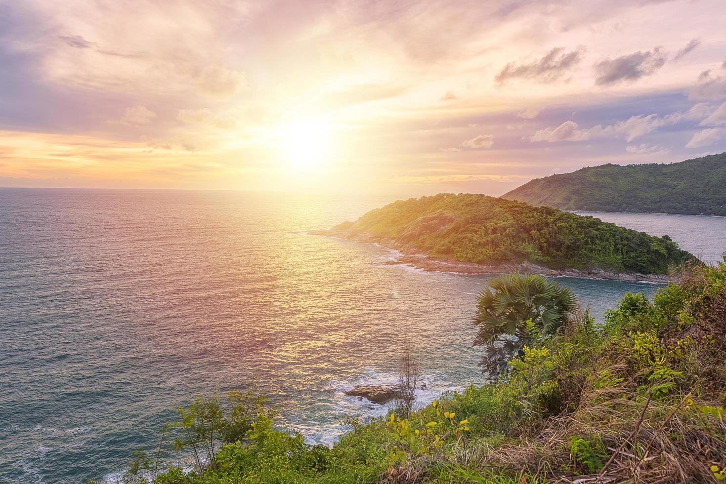 phromthep cape viewpoint a phuket, thailandia foto