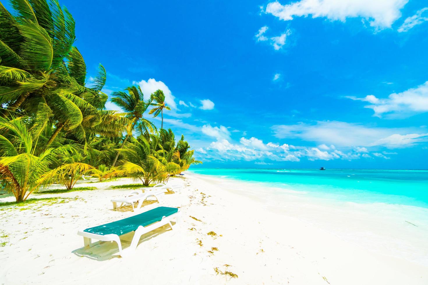 bellissima isola delle Maldive foto