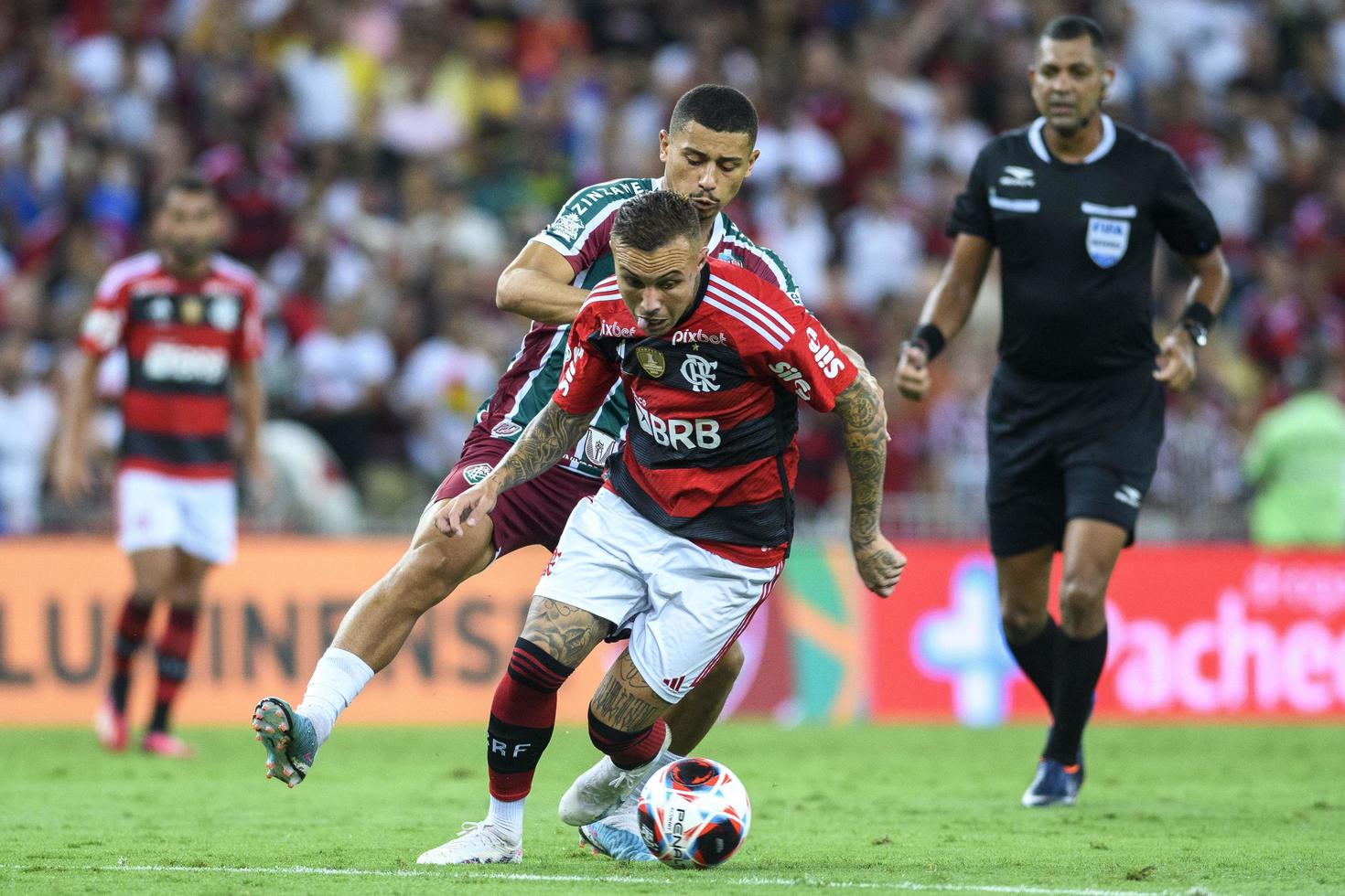 rio, brasile, 2023, carioca campionato, flamenco vs fluminese foto