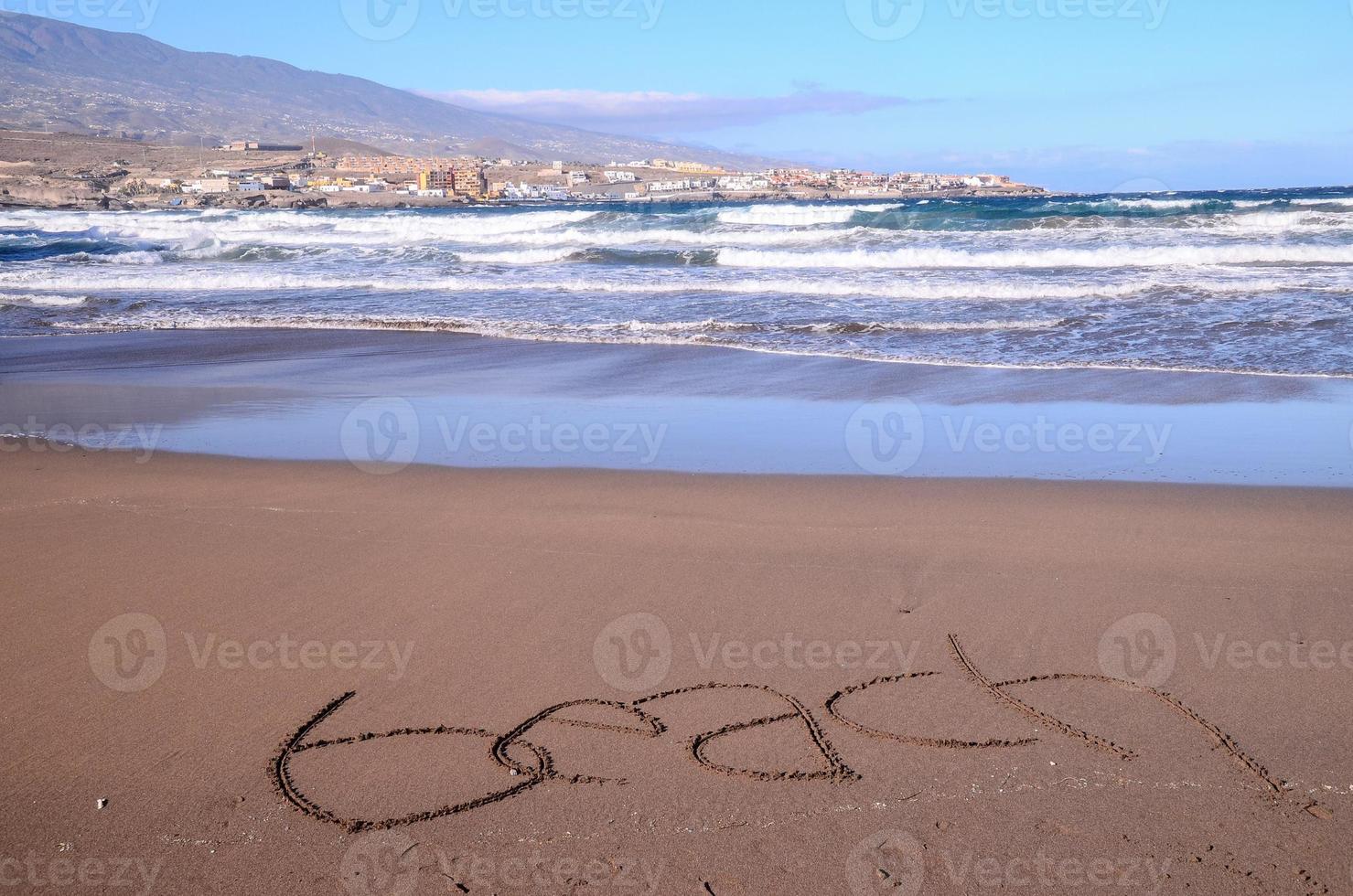 bellissimo spiaggia su tenerife foto