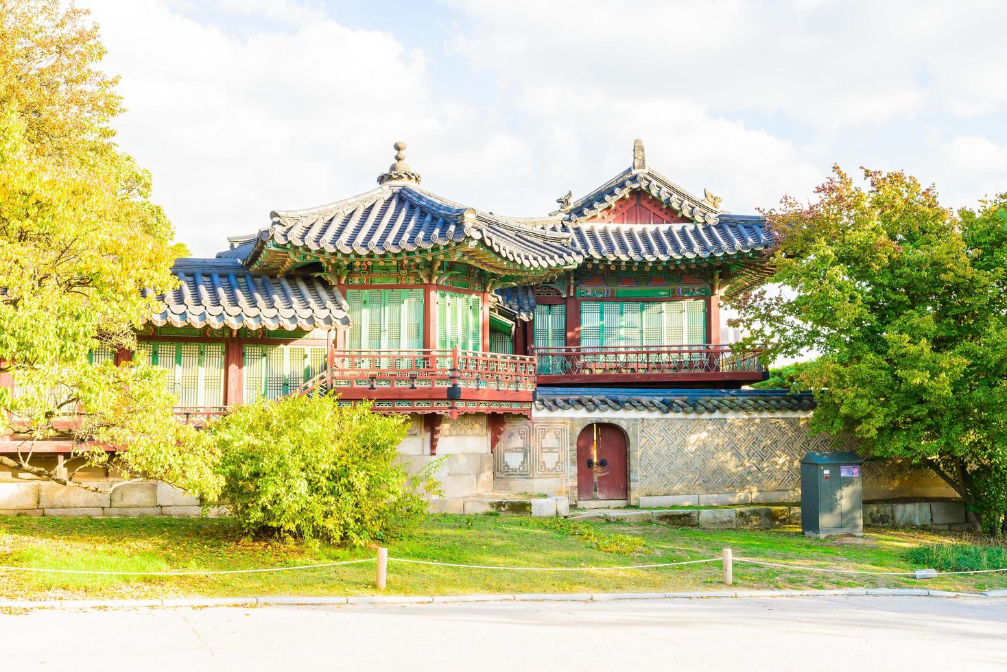 palazzo changdeokgung nella città di seoul, corea del sud foto