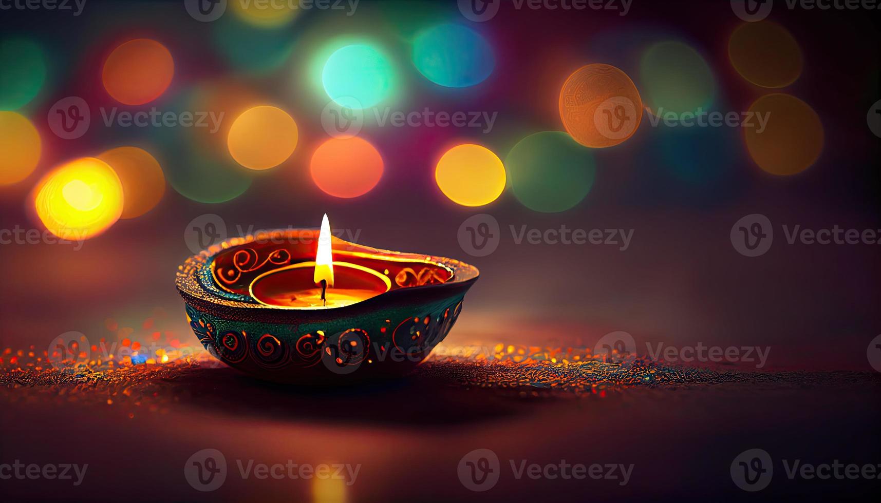 Diwali il trionfo di leggero e gentilezza indù Festival di luci celebrazione diya olio lampade 24 ottobre foto