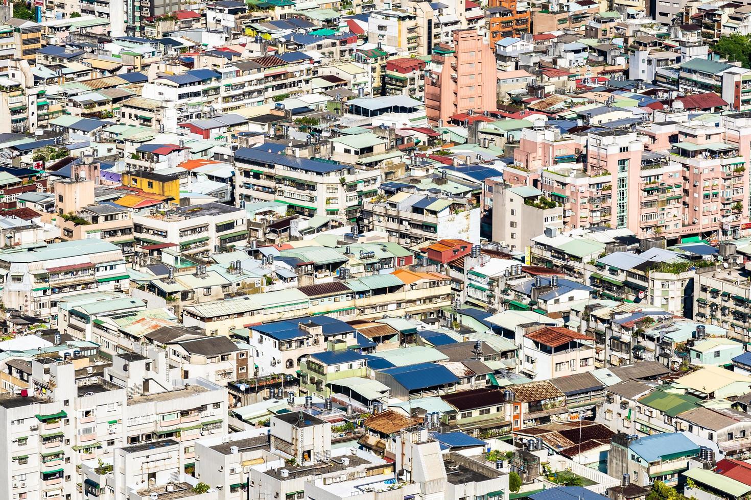 paesaggio urbano della città di taipei a taiwan foto