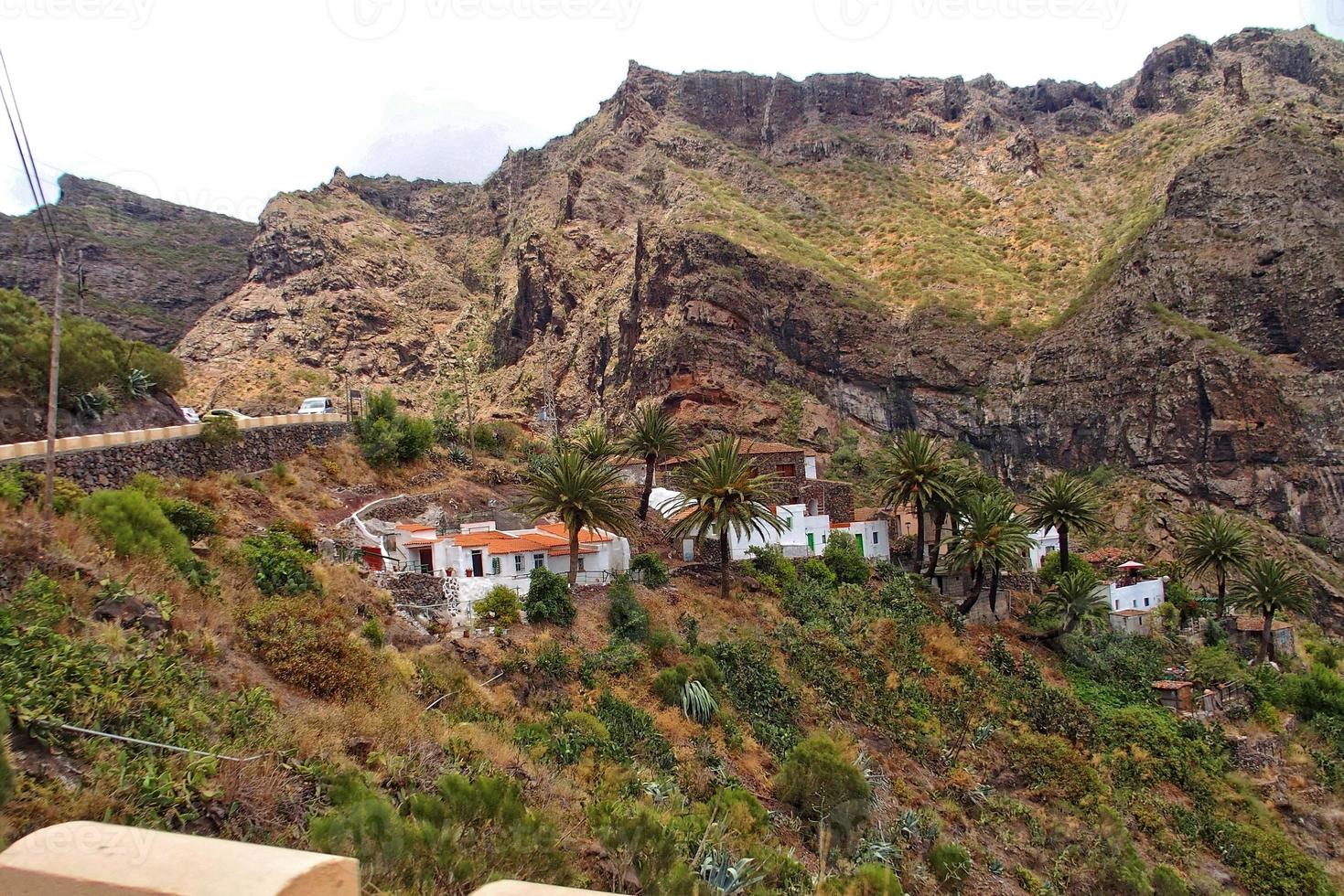 Visualizza di il pittoresco cittadina di masca su il spagnolo canarino isola tenerife foto