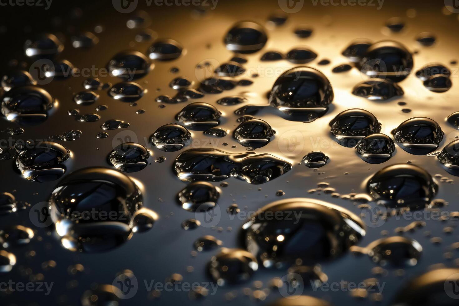 superficie di liquido mercurio creato con generativo ai tecnologia. foto