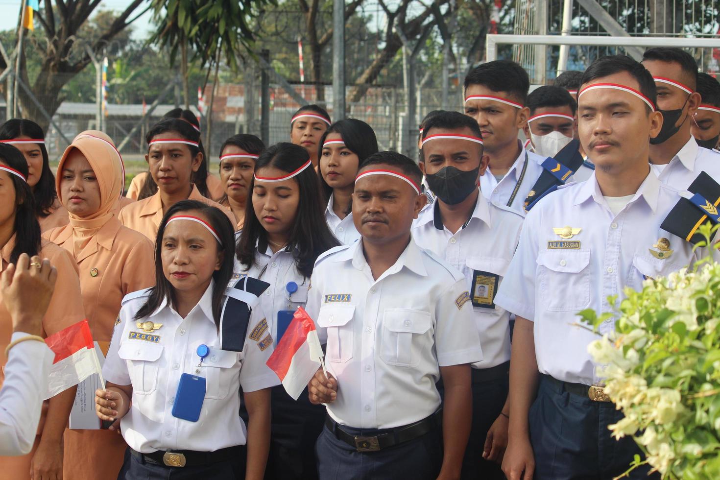 atambua, nusa tenggara timor, 2022 un' gruppo di persone chi avere il spirito di nazionalismo foto