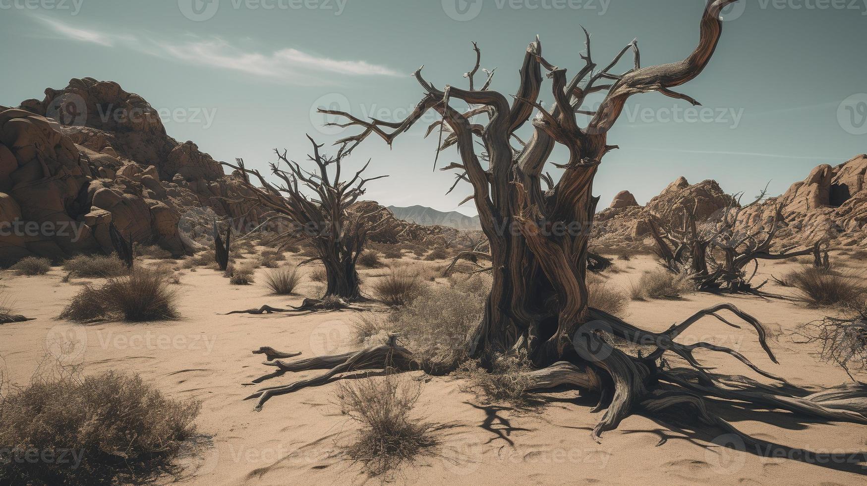 morto alberi nel il namib deserto, namibia, Africa foto