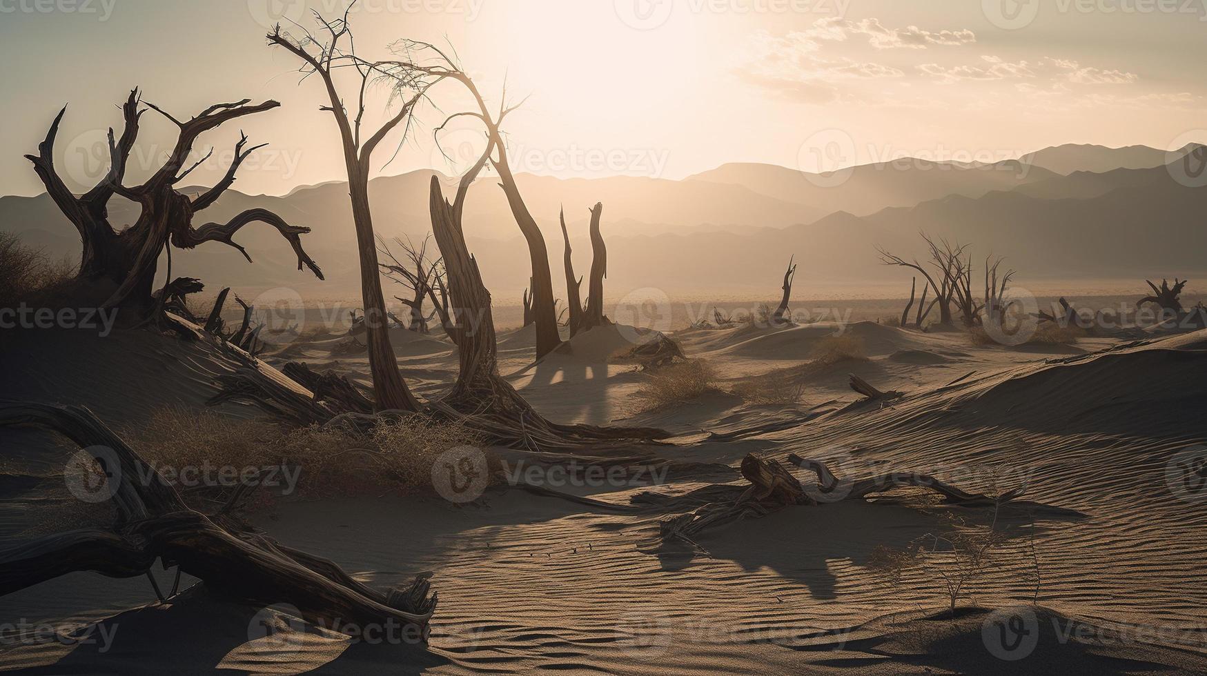 morto alberi nel il namib deserto, namibia, Africa foto