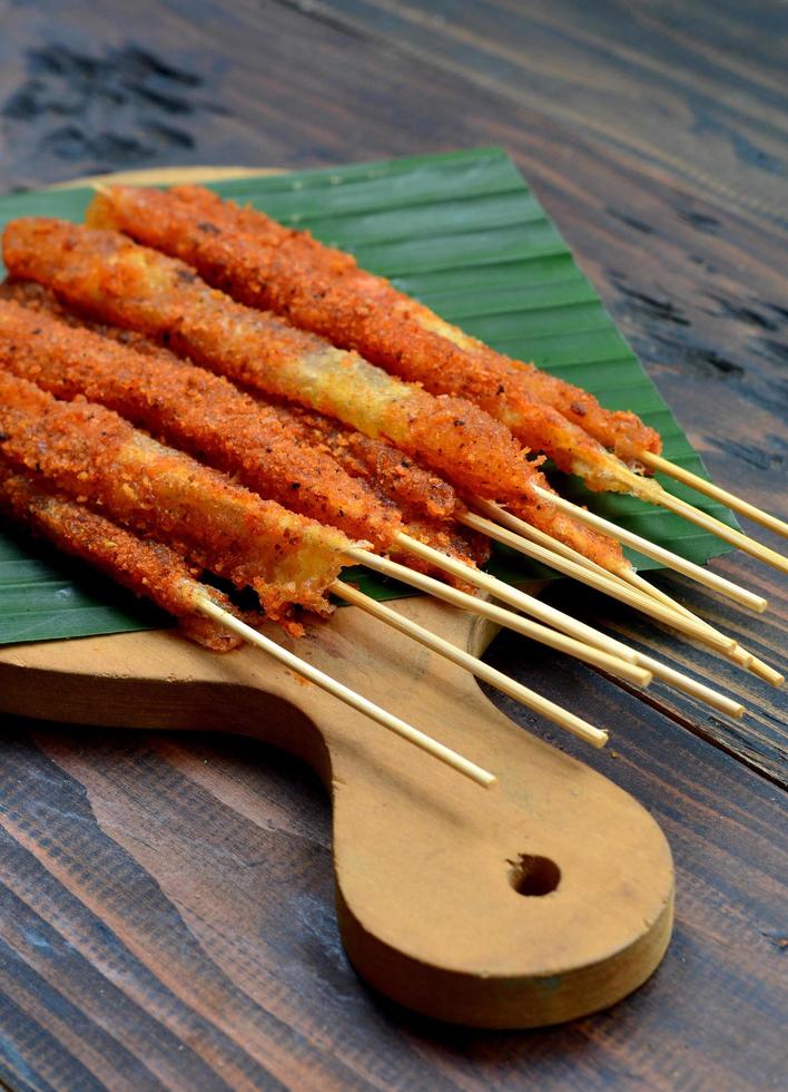 cilung o aci digulung cibo fatto a partire dal tapioca Farina, tradizionale cibo a partire dal Indonesia foto