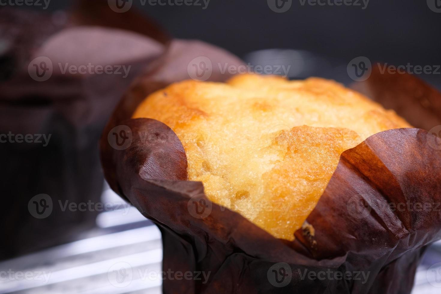 primo piano di un muffin foto