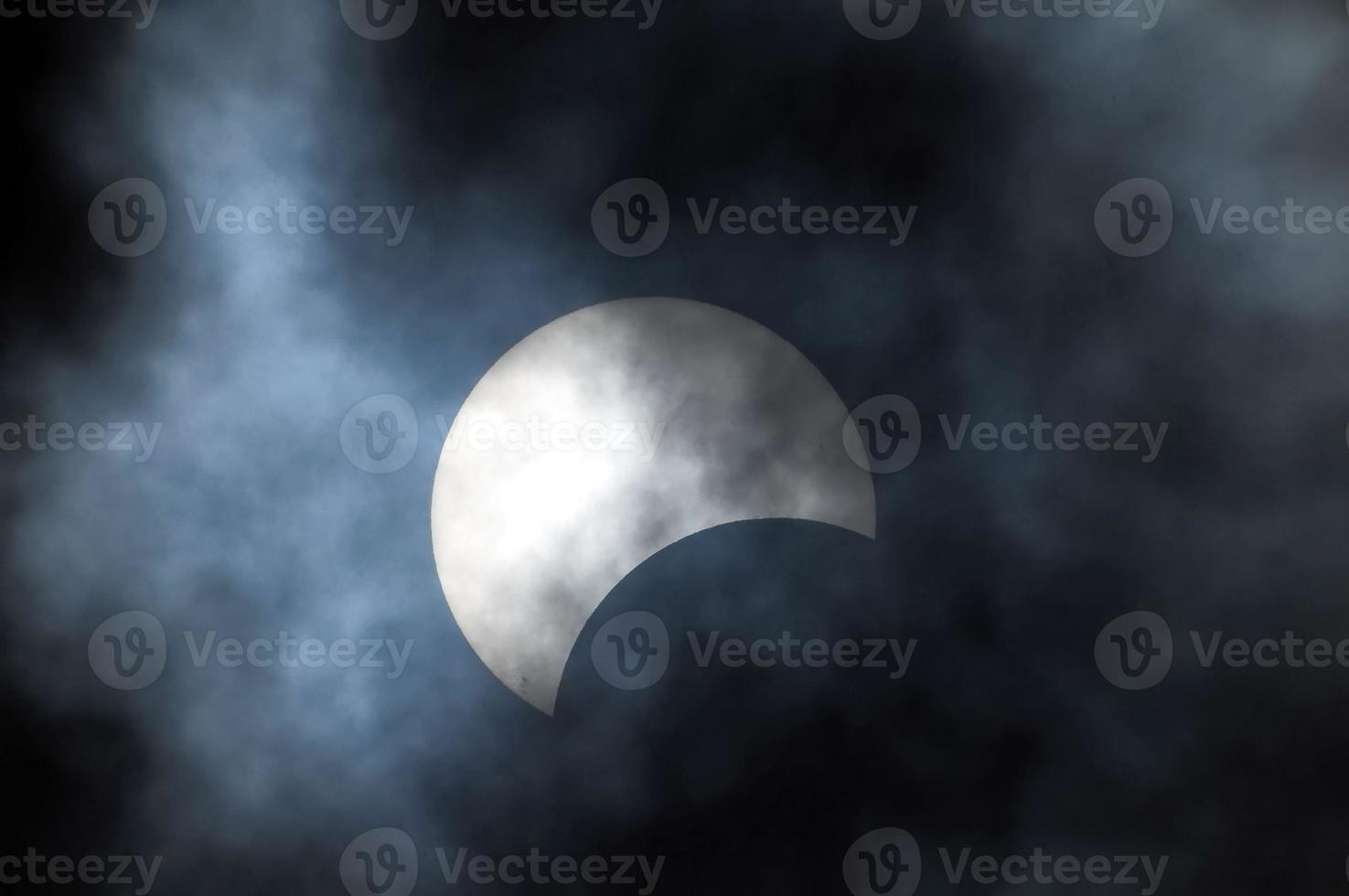un' lunare eclisse foto