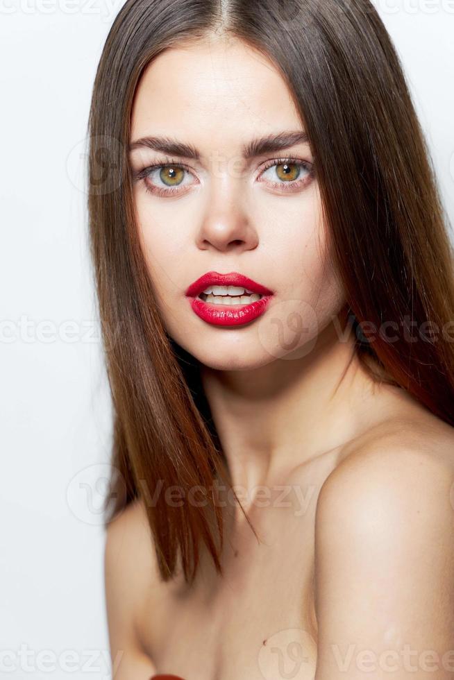 donna Aperto bocca attraente Guarda foto