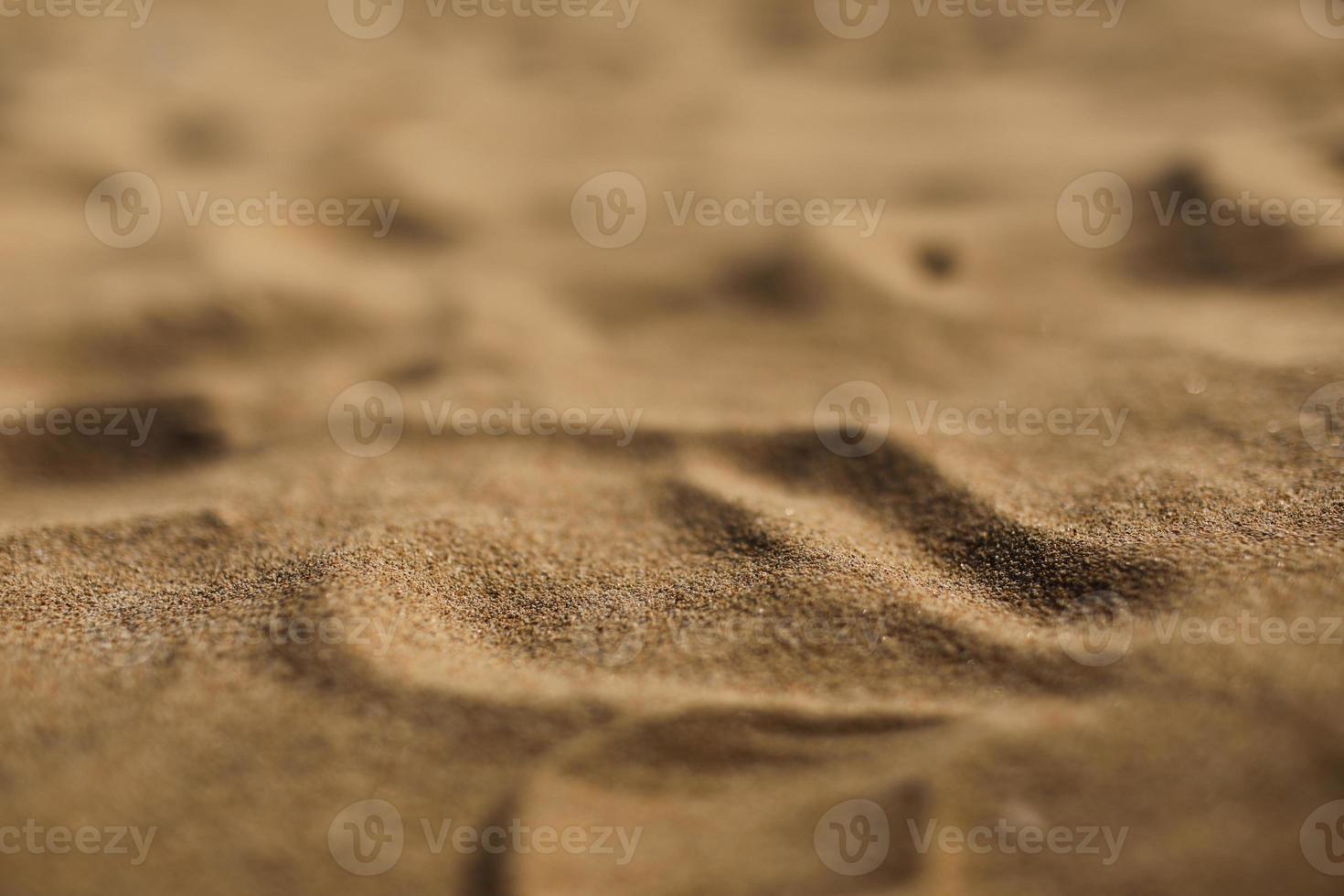 Close up natura spiaggia di sabbia morbida consistenza in estate foto