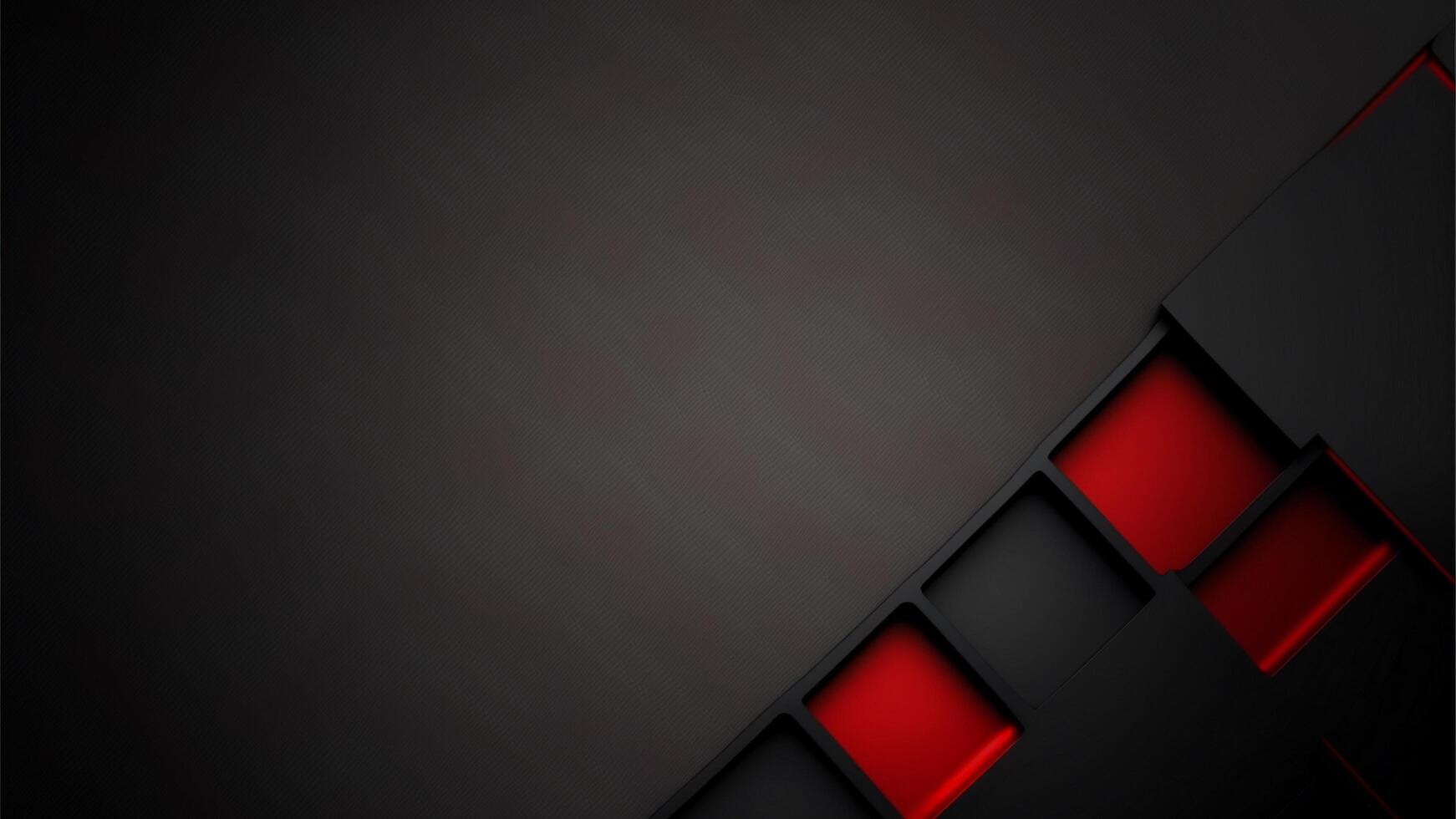 3d astratto rosso e nero sfondo di ai generato può essere uso come Facebook copertina foto
