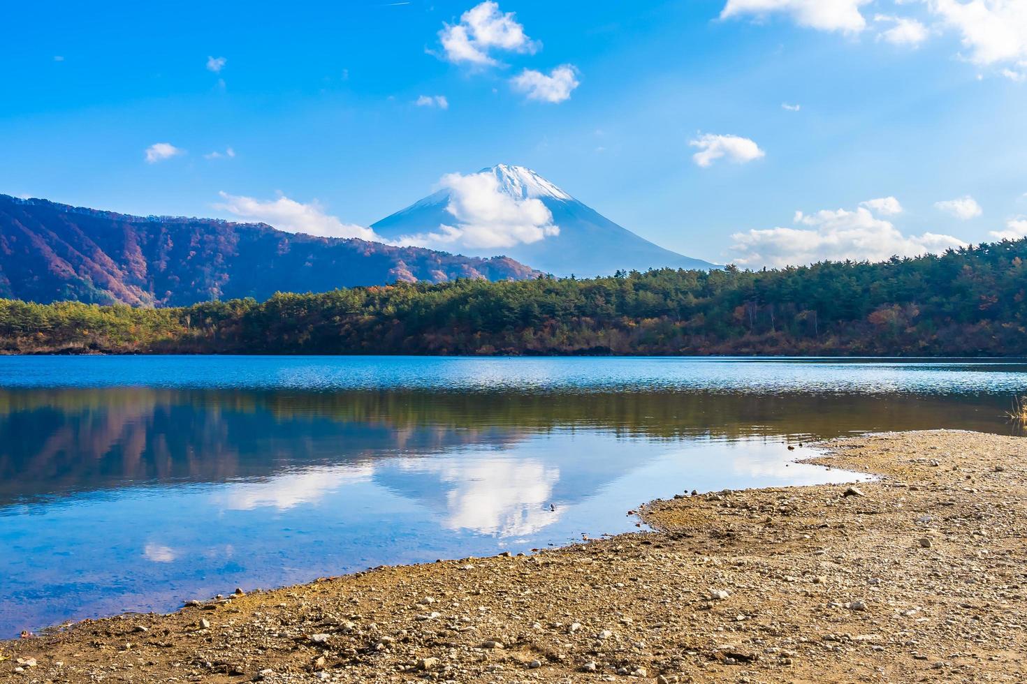 paesaggio a mt. fuji in giappone foto