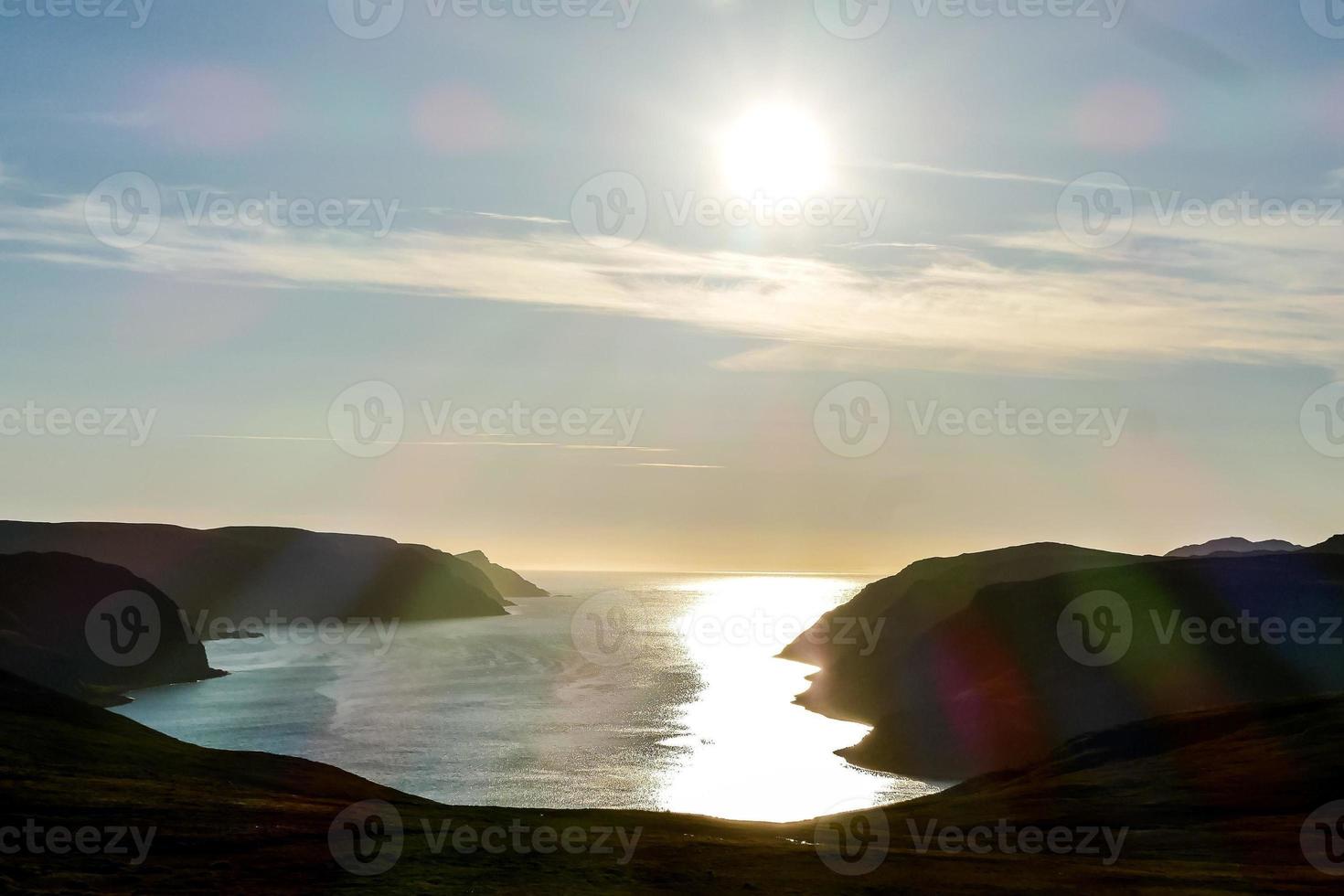 vista panoramica sull'oceano foto