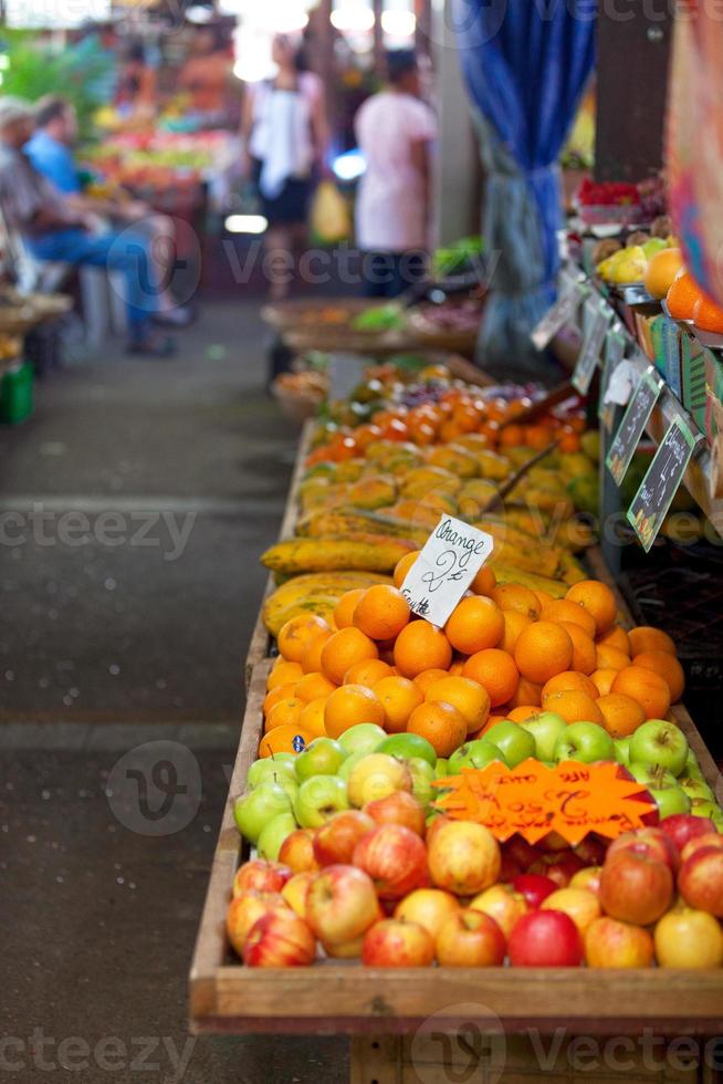 tropicale frutta stalla foto