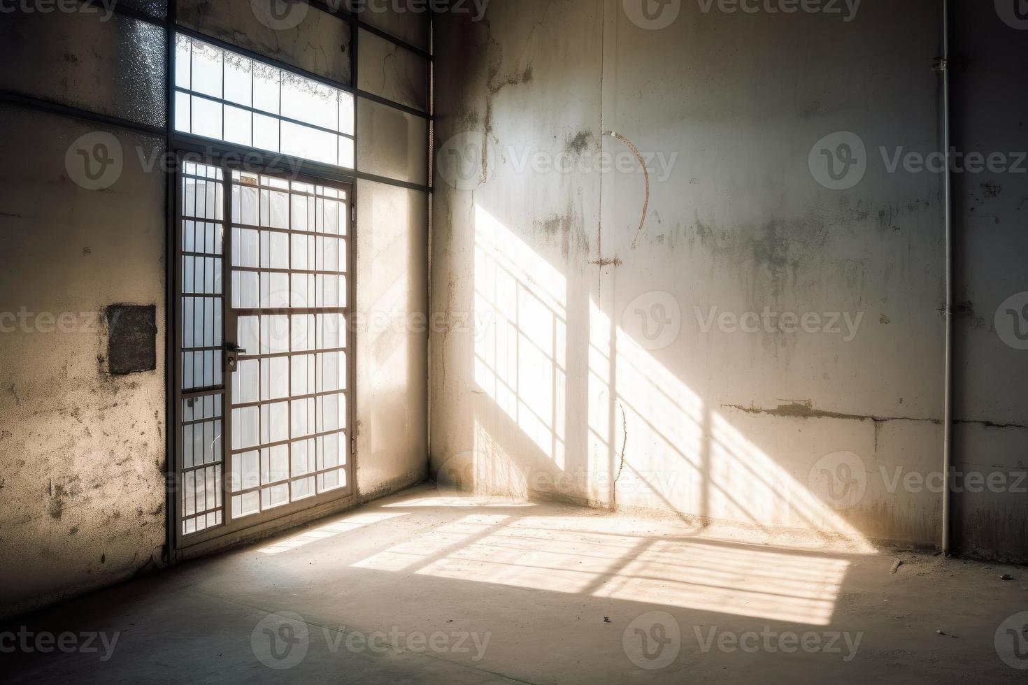 prigione industriale metallo porta. creare ai foto