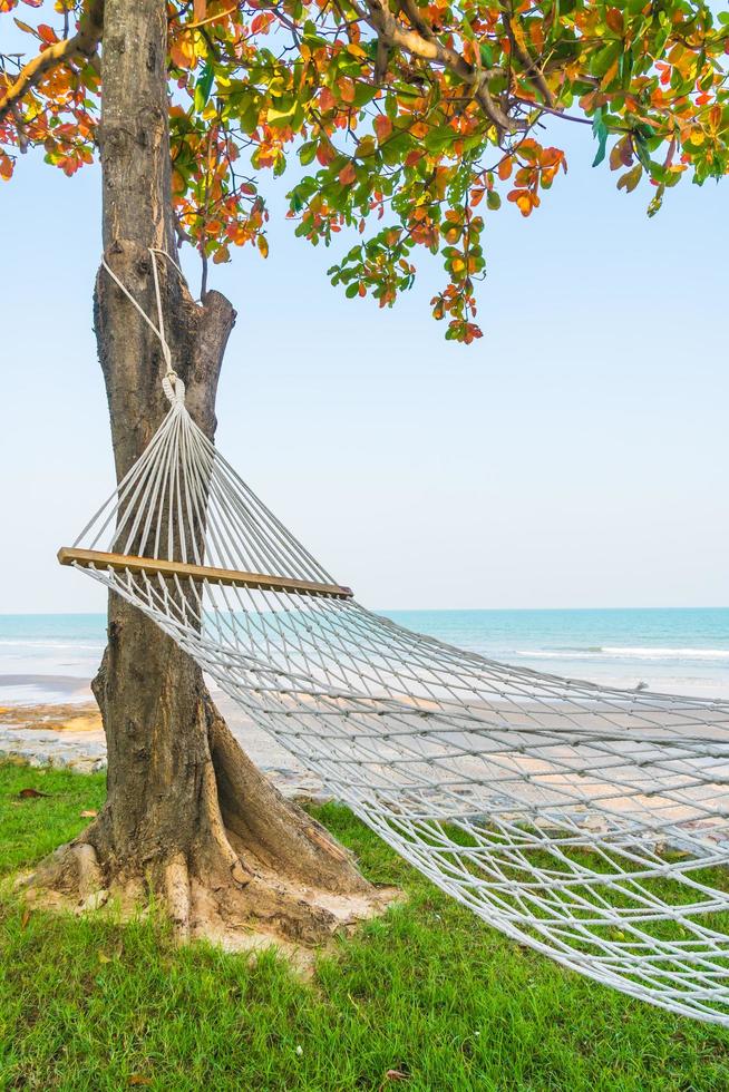 amaca sulla spiaggia foto