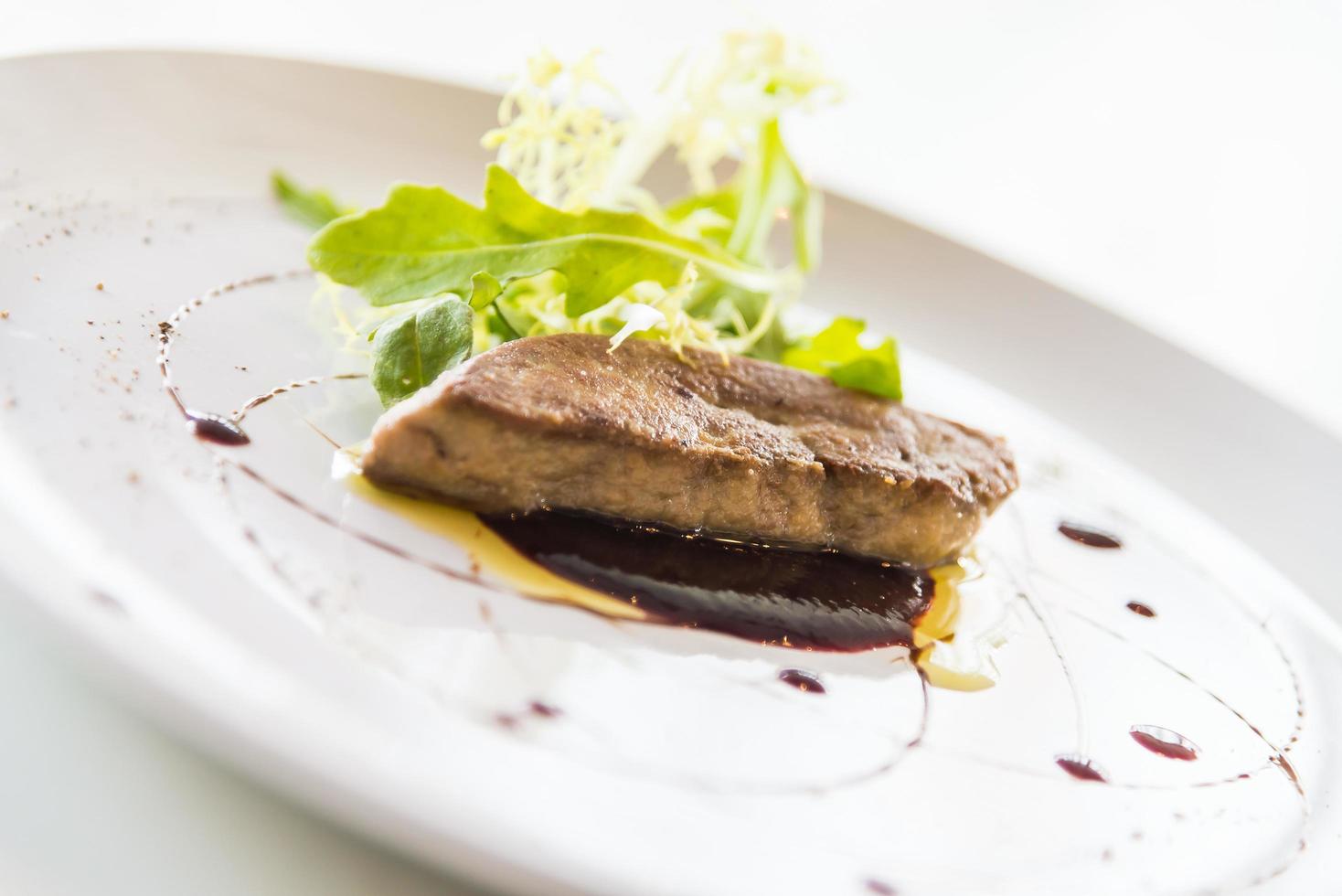 foie gras alla griglia foto