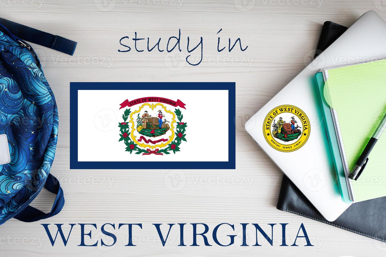 studia nel ovest Virginia. Stati Uniti d'America stato. noi formazione scolastica concetto. imparare America concetto. foto