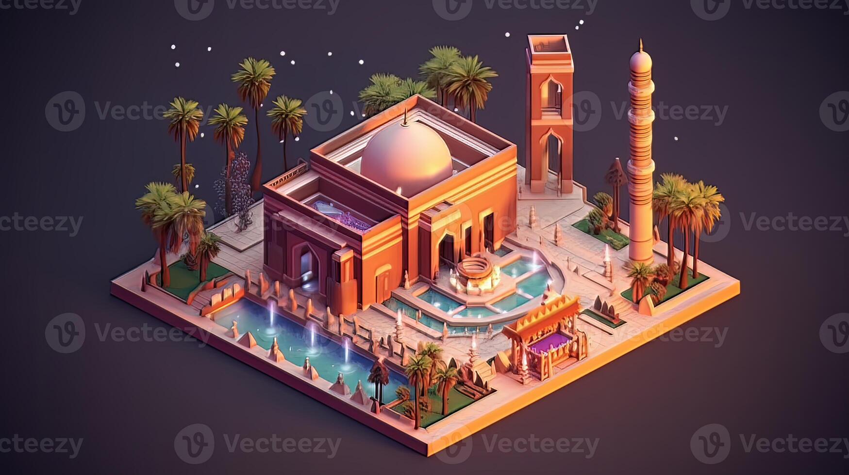 Ramadan il nono mese di islamico calendario osservato di I musulmani in giro mondo come un' mese di digiuno preghiera ripercussioni società mese commemorare primo versi di profeta Maometto ai generato arte foto