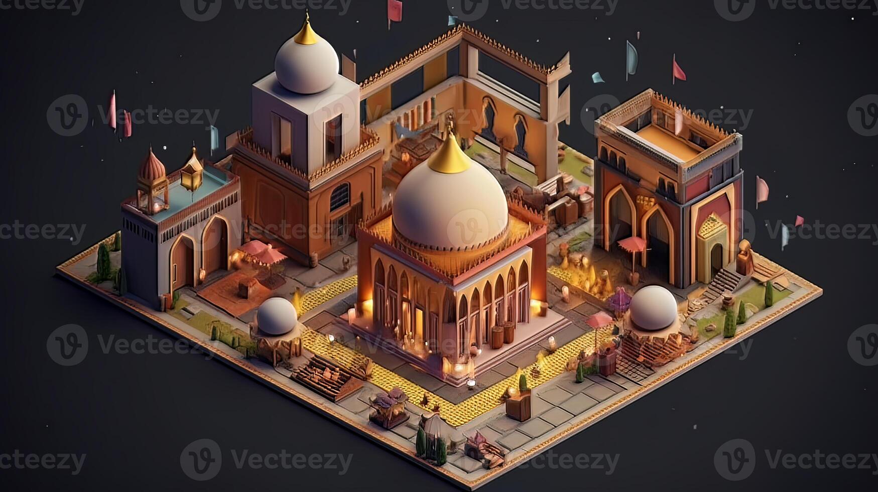 Ramadan il nono mese di islamico calendario osservato di I musulmani in giro mondo come un' mese di digiuno preghiera ripercussioni società mese commemorare primo versi di profeta Maometto ai generato arte foto