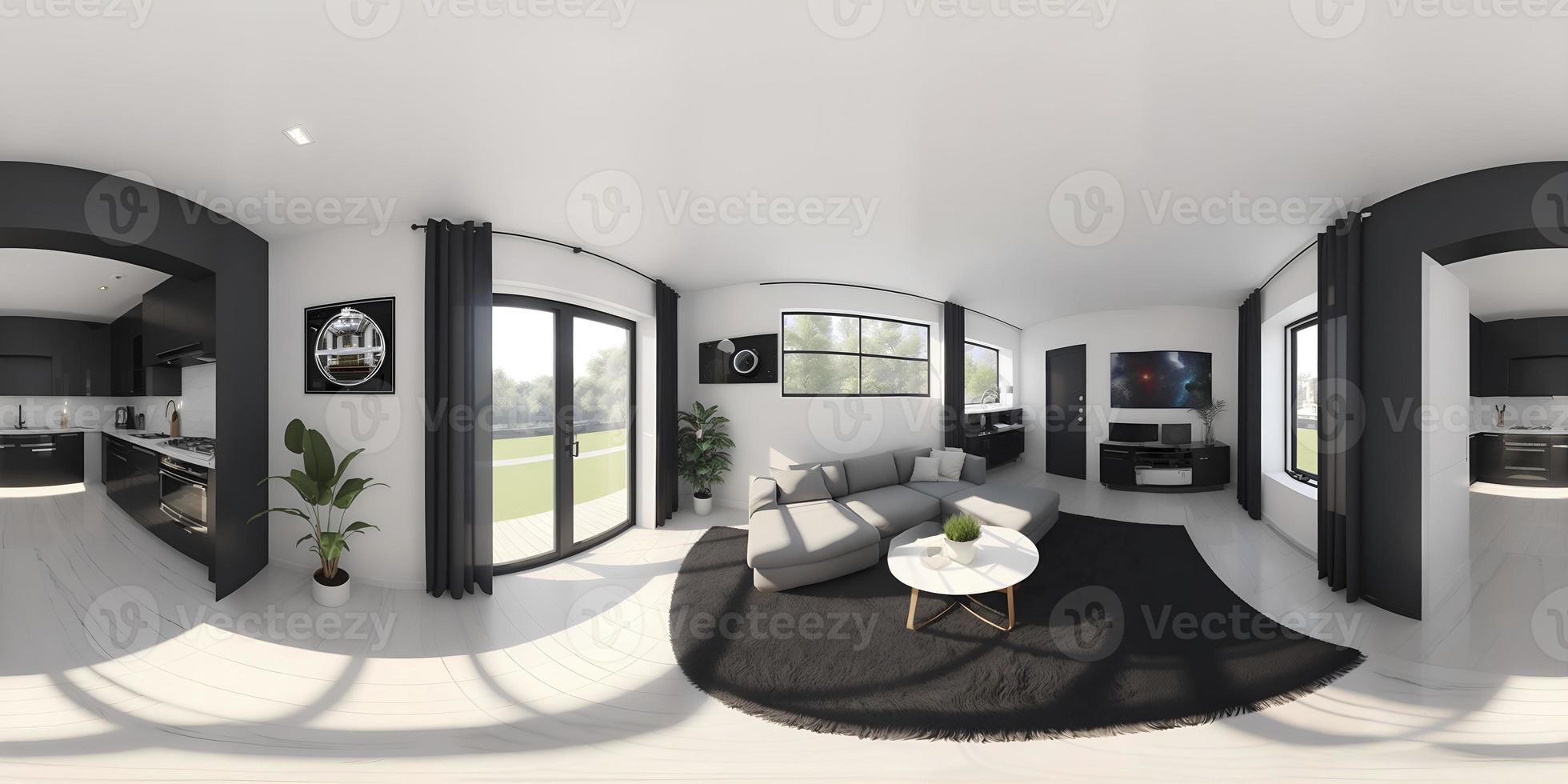 360 gradi casa interno foto