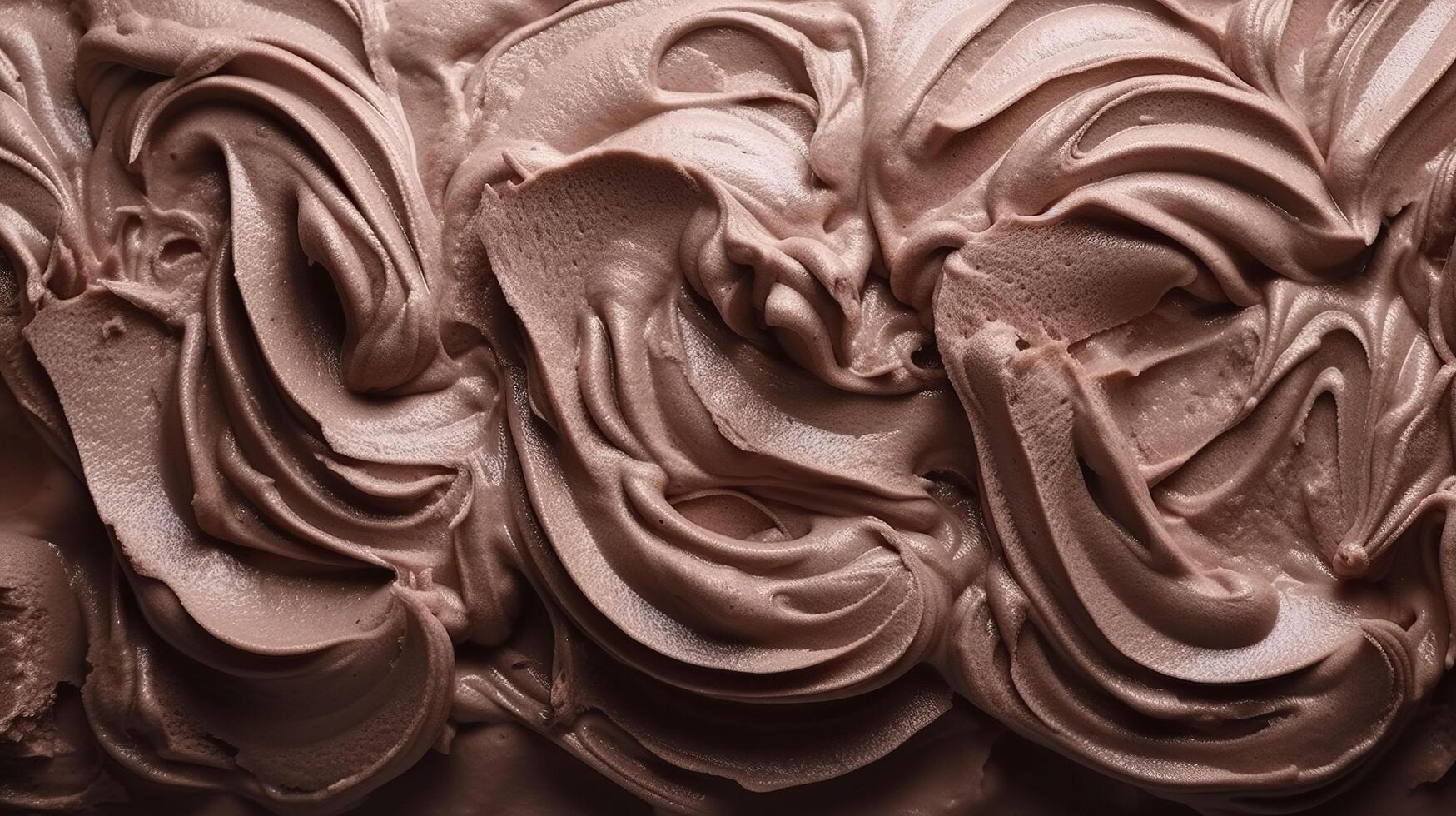 cioccolato ghiaccio crema struttura. generativo ai. foto