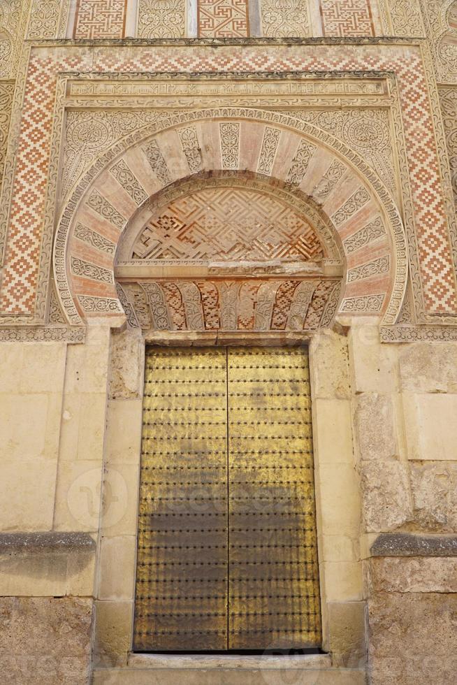 Ingresso per mezquita - moschea - Cattedrale di cordoba nel Spagna foto