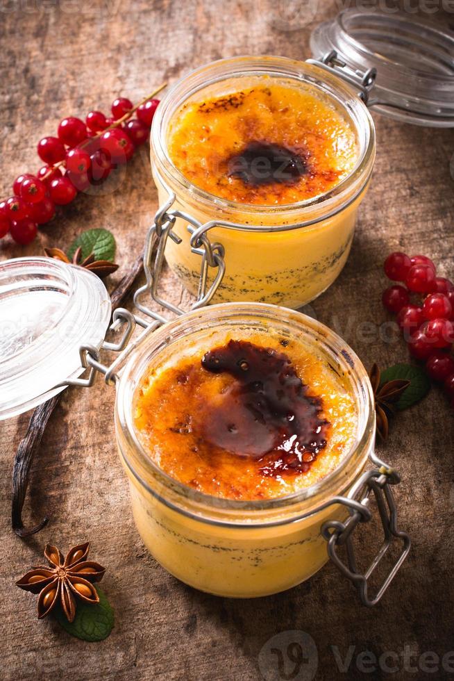 crema brulee dolce foto