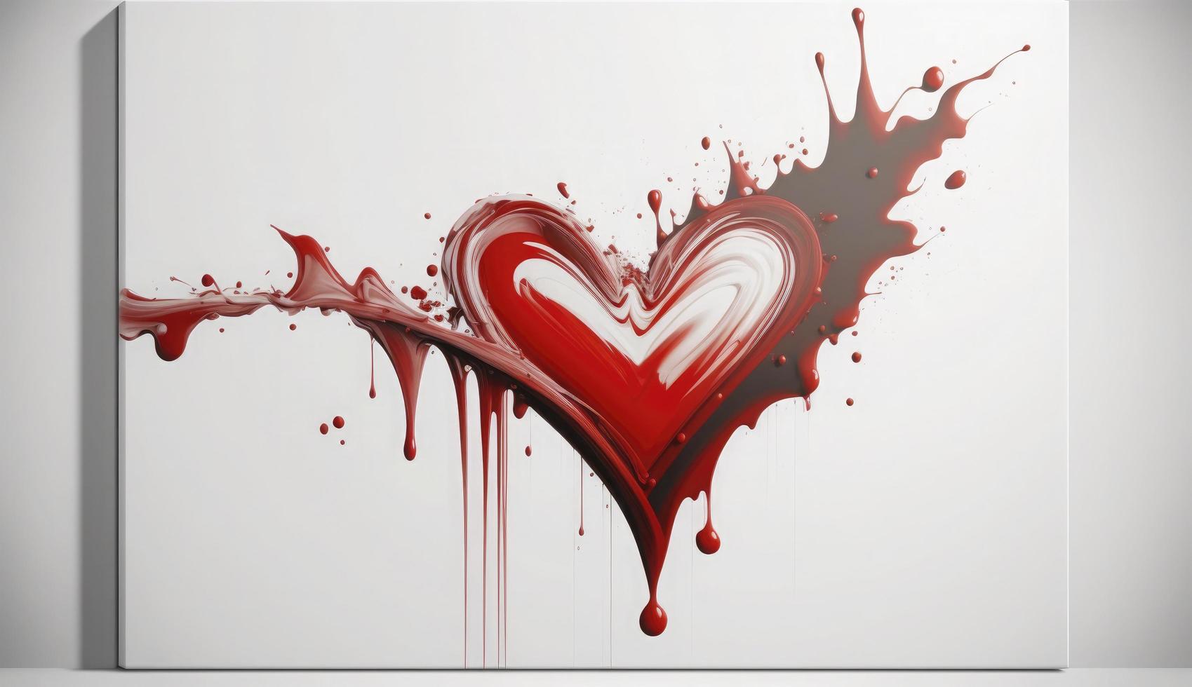 rosso cuore, rosso amore forma su bianca sfondo, contento San Valentino giorno sfondo, cuore forma, amore, emozione, San Valentino carta, San Valentino giorno, felicità, striscione, disegno, sfondi, creare ai foto