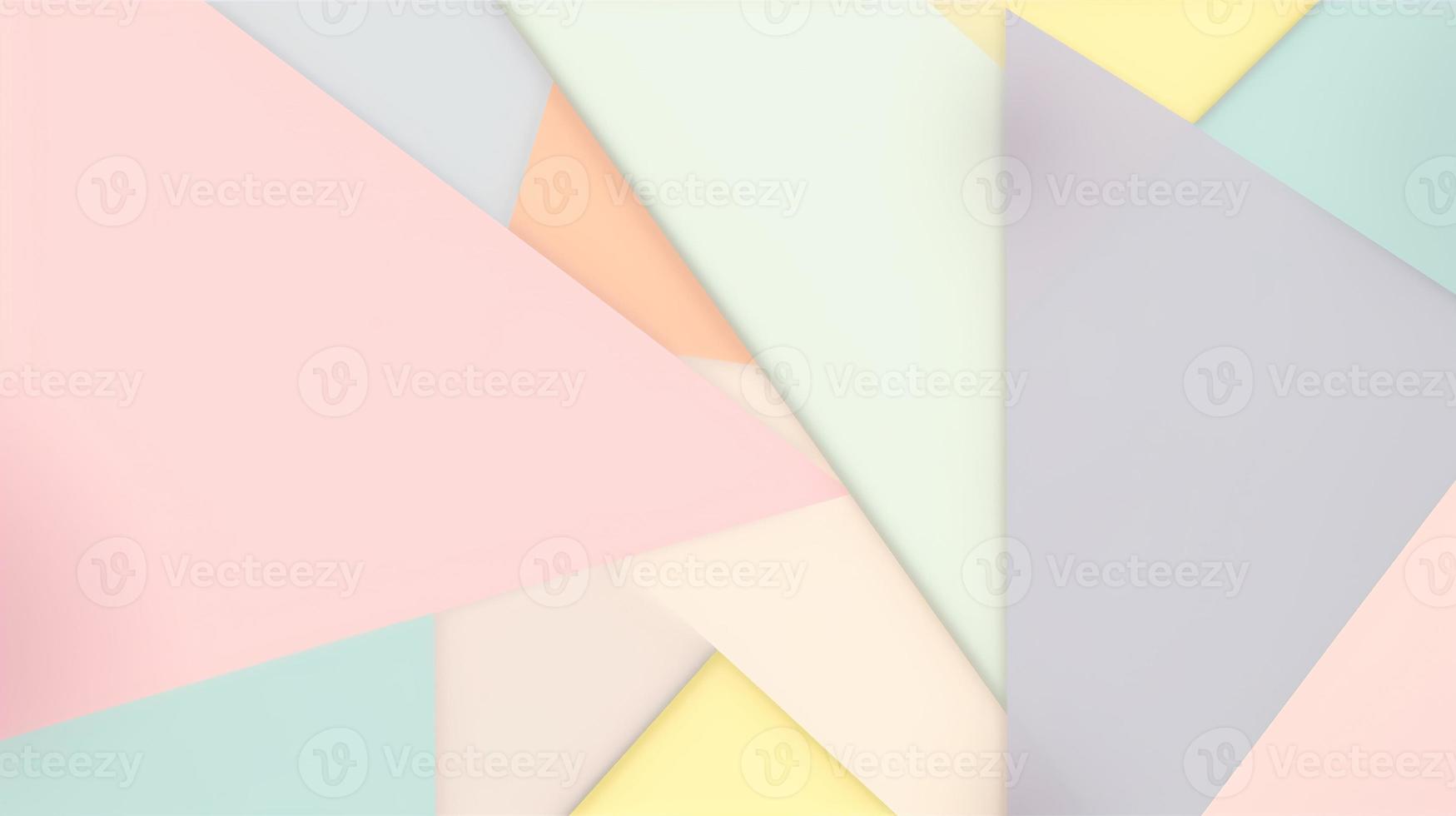 astratto carta sfondo nel pastello colori, geometrico carta disegno, vettore illustrazione foto