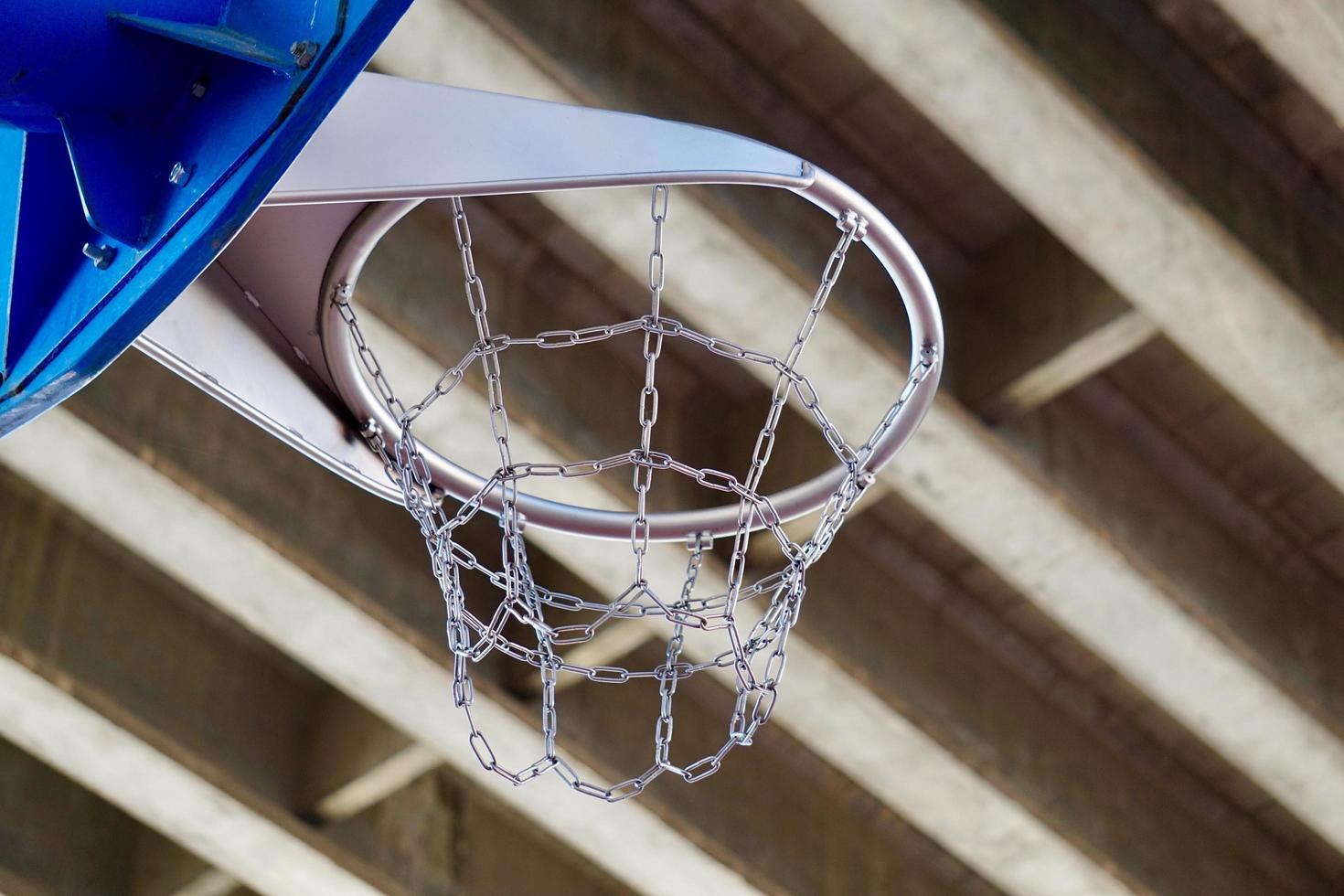 attrezzature sportive per canestro da basket di strada foto