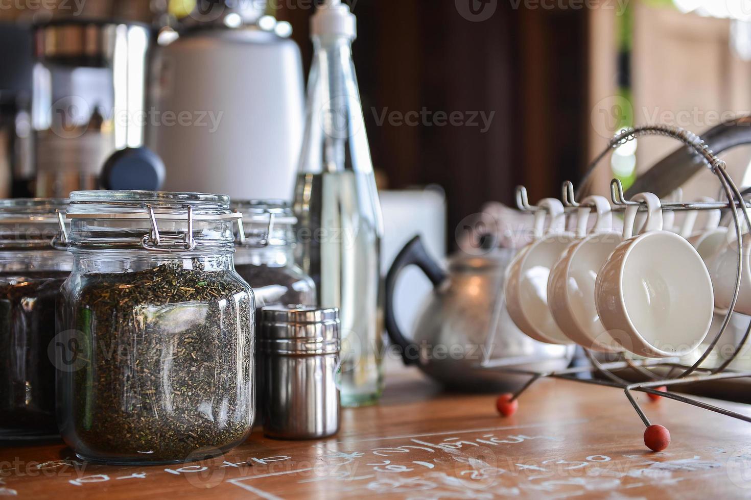 una tazza di caffè in caffetteria foto