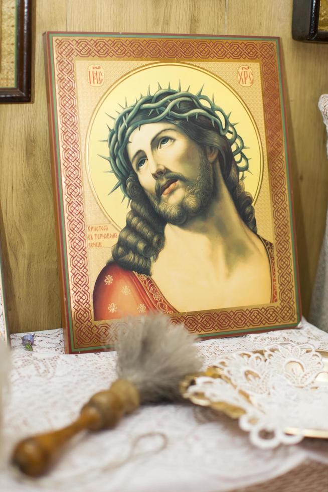 icona con Gesù Cristo. foto