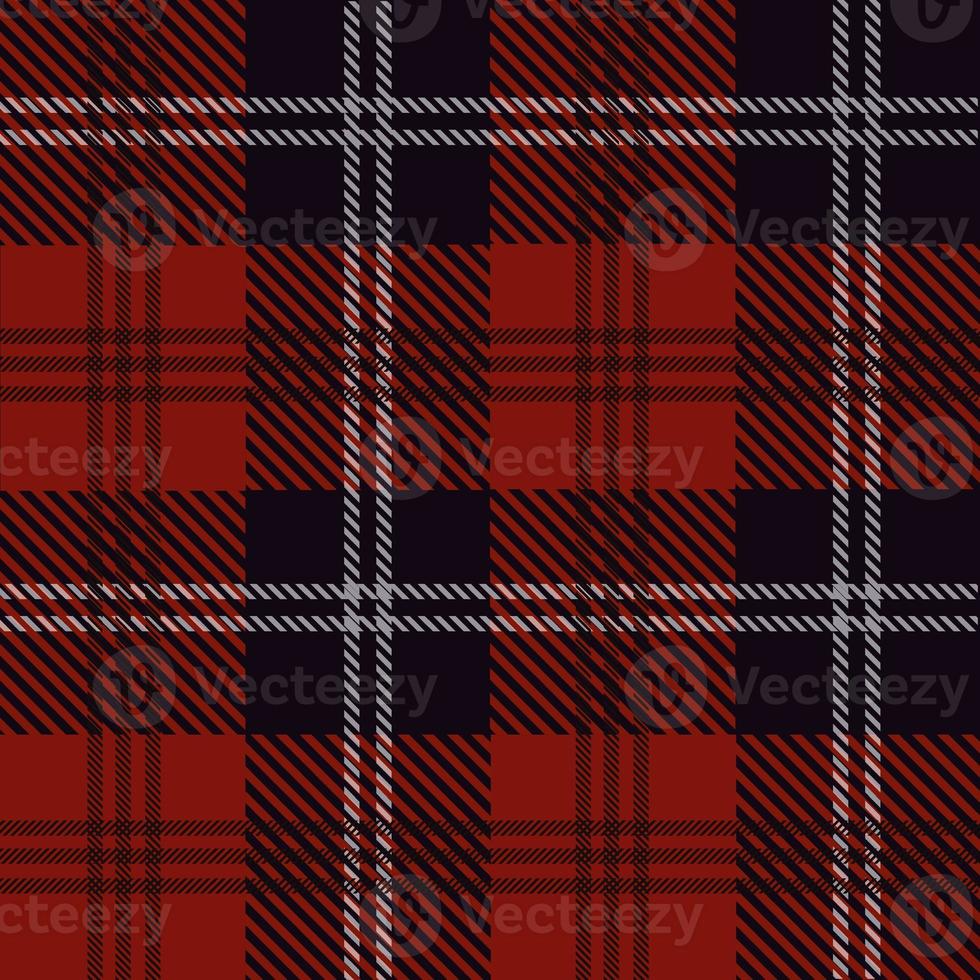 tartan senza soluzione di continuità modello, nero e rosso può essere Usato nel decorativo disegni. moda Abiti biancheria da letto, tende, tovaglie foto