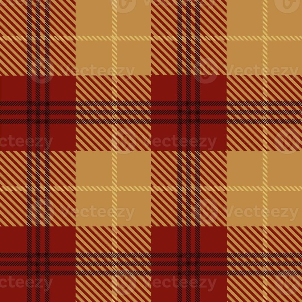 tartan senza soluzione di continuità modello, rosso e giallo, può essere Usato nel il design di moda Abiti. biancheria da letto, tende, tovaglie foto