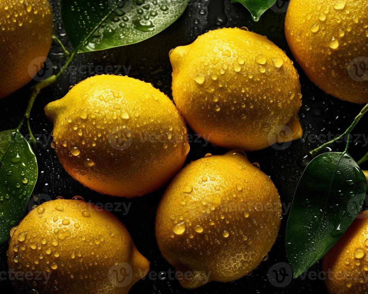 fresco Limone elegante frutta foto