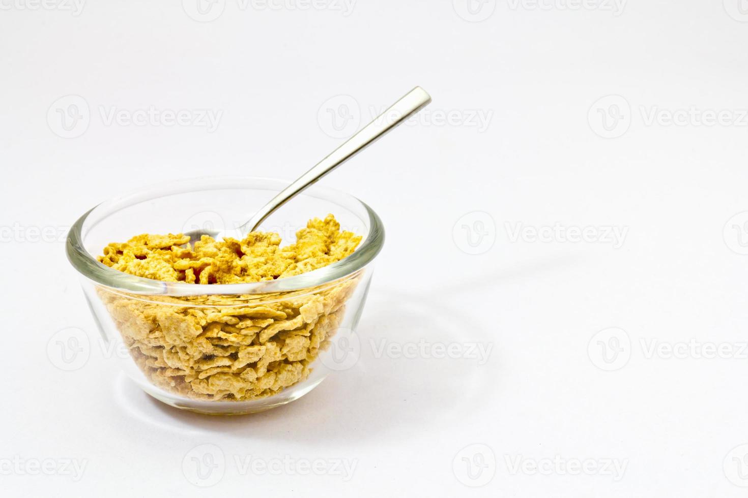 corn flakes in una ciotola foto