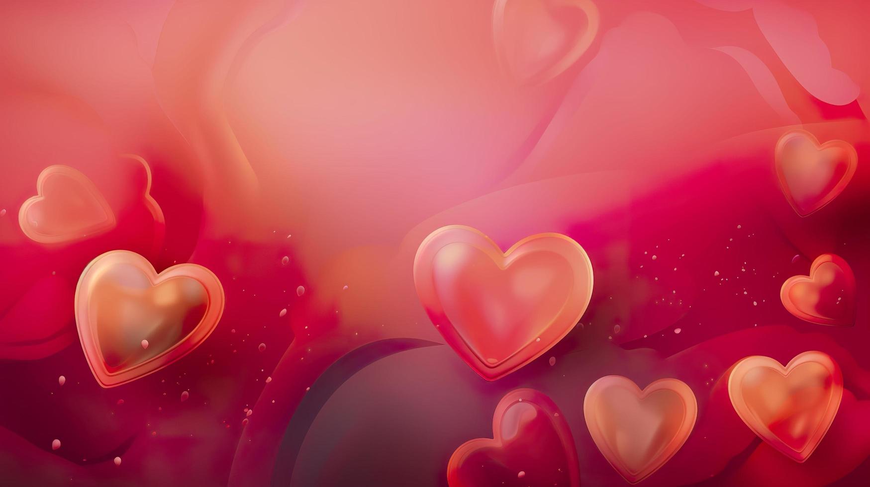 San Valentino sfondi gratuito per del desktop amore sfondo per, nel il stile di leggero magenta e leggero bronzo, realistico uso di leggero e colore, leggero rosso e rosso, generat ai foto