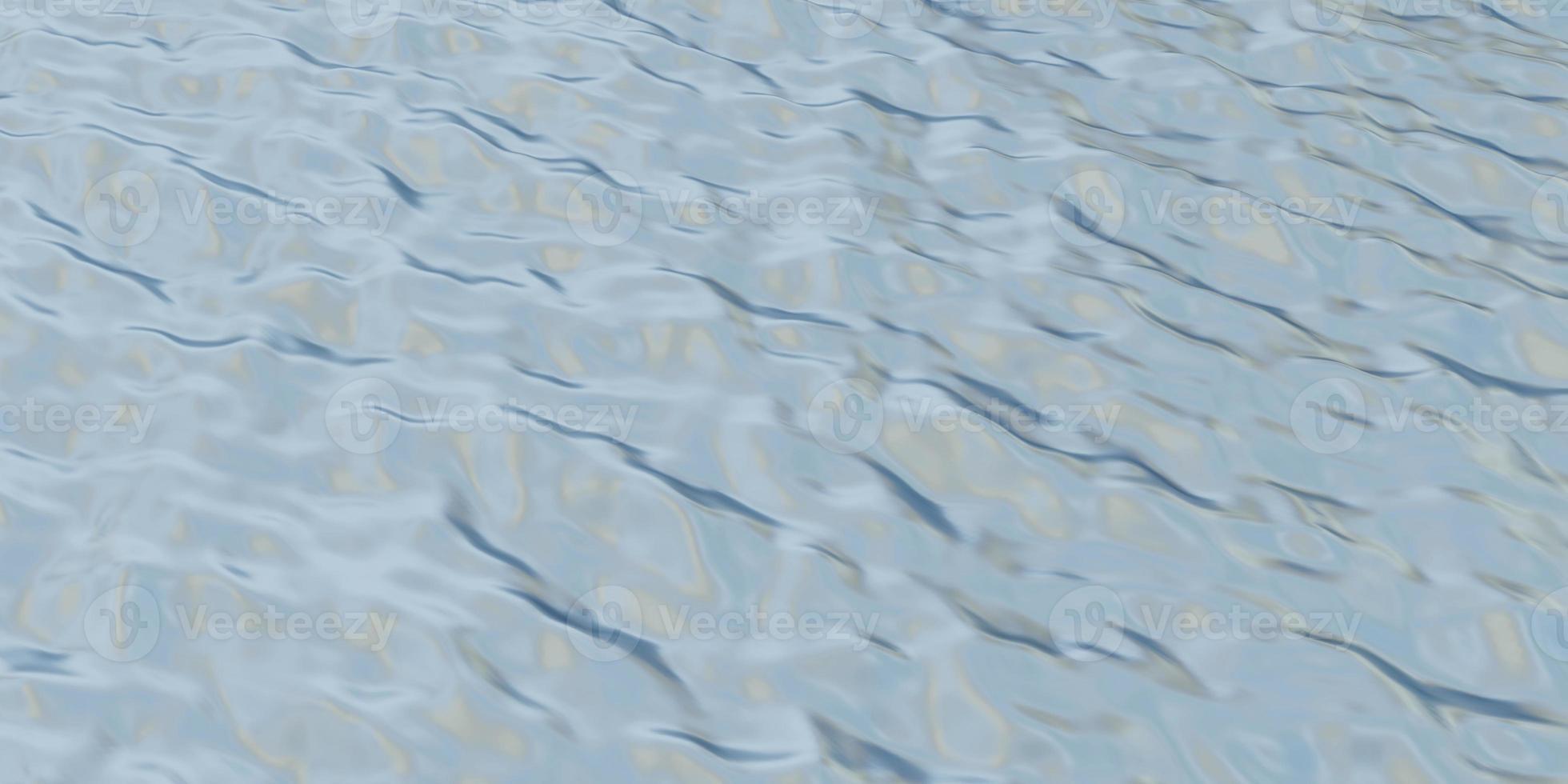 acqua superficie sopra acqua superficie increspature riflessa luce del sole 3d illustrazione foto