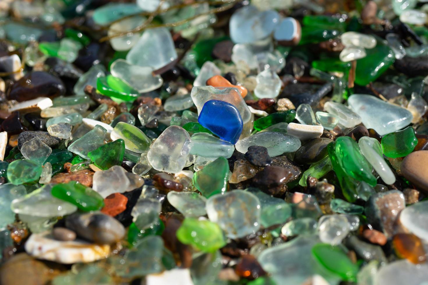 sfondo naturale del vetro di mare. foto