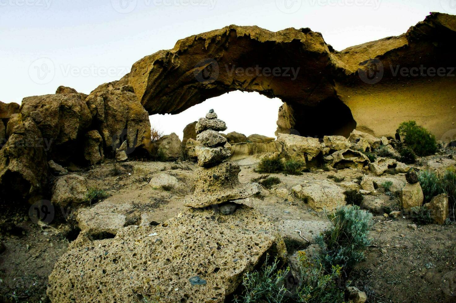 un' roccia formazione foto