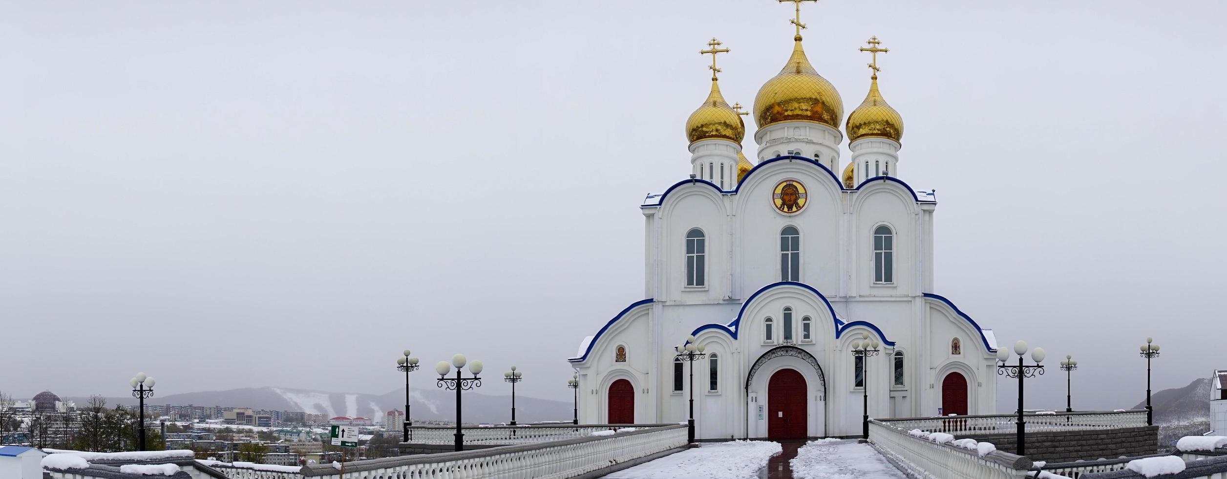 cattedrale ortodossa russa - petropavlovsk-kamchatsky, russia foto
