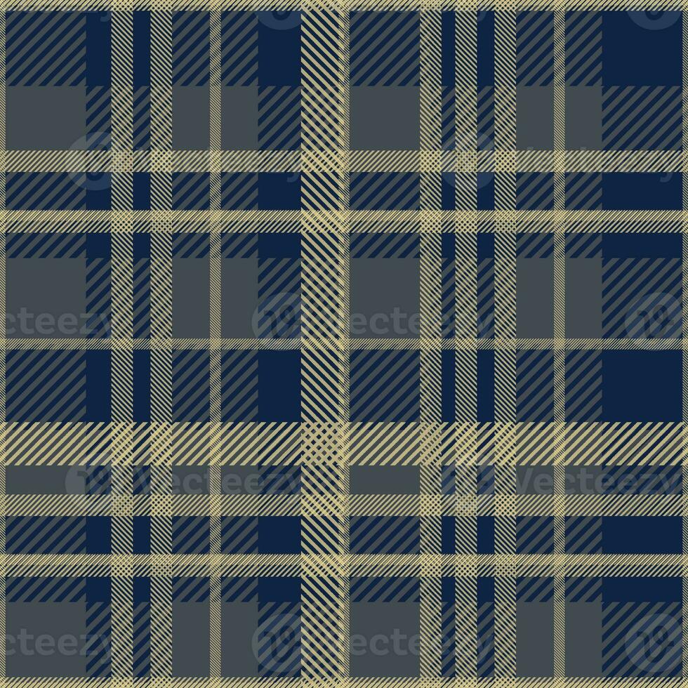 tartan senza soluzione di continuità modello, blu, Nero, giallo, può essere Usato nel decorativo disegni. moda Abiti biancheria da letto imposta, tende, tovaglie, i Quaderni foto