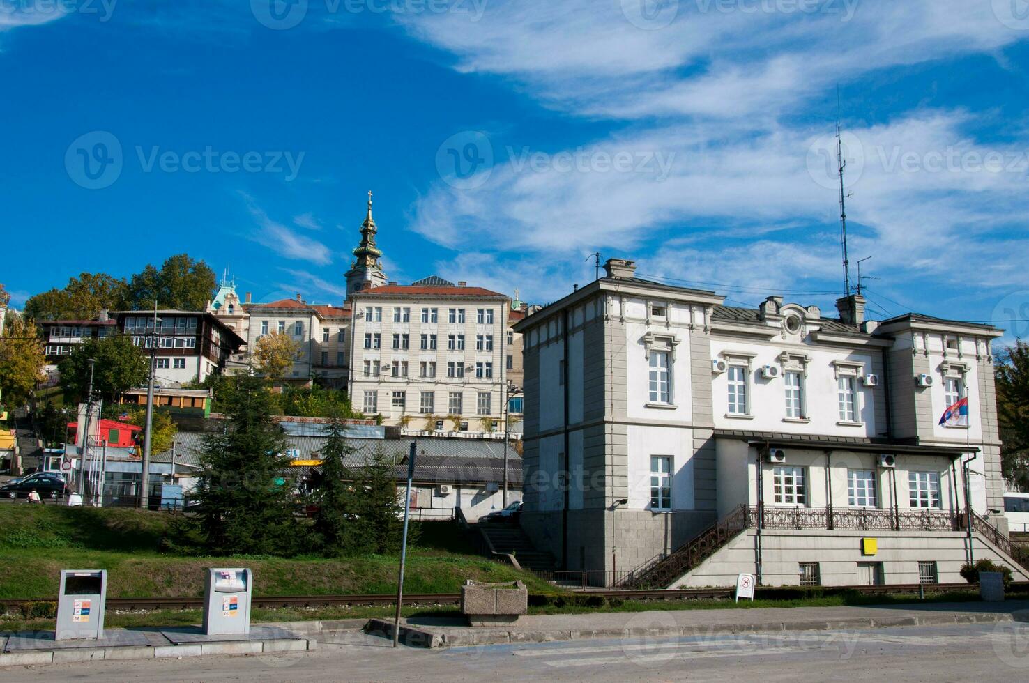 vecchio belgrado paesaggio urbano foto